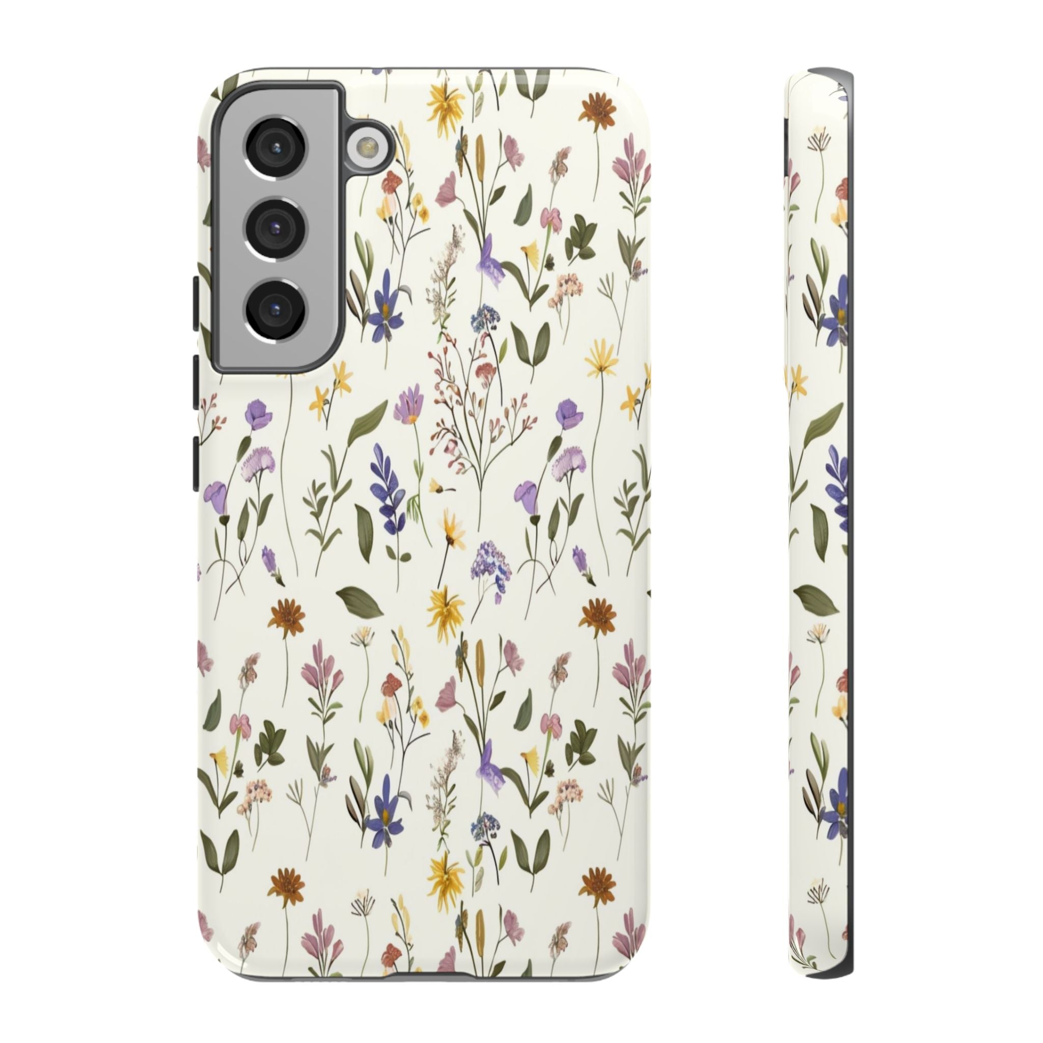 Delicate Watercolor Botanical Seamless Pattern