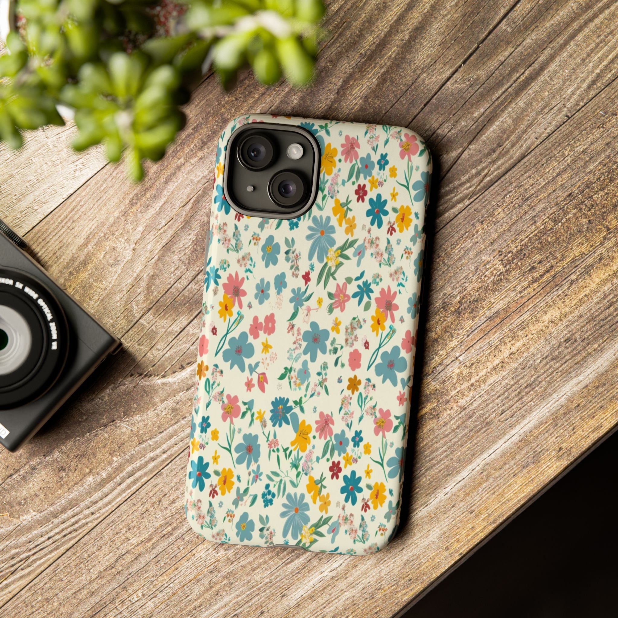 Pastel Yellow Green and Blue Case
