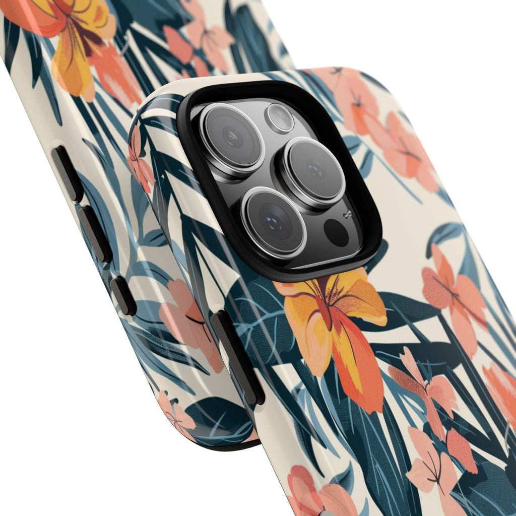 Tropical White and Blue Case