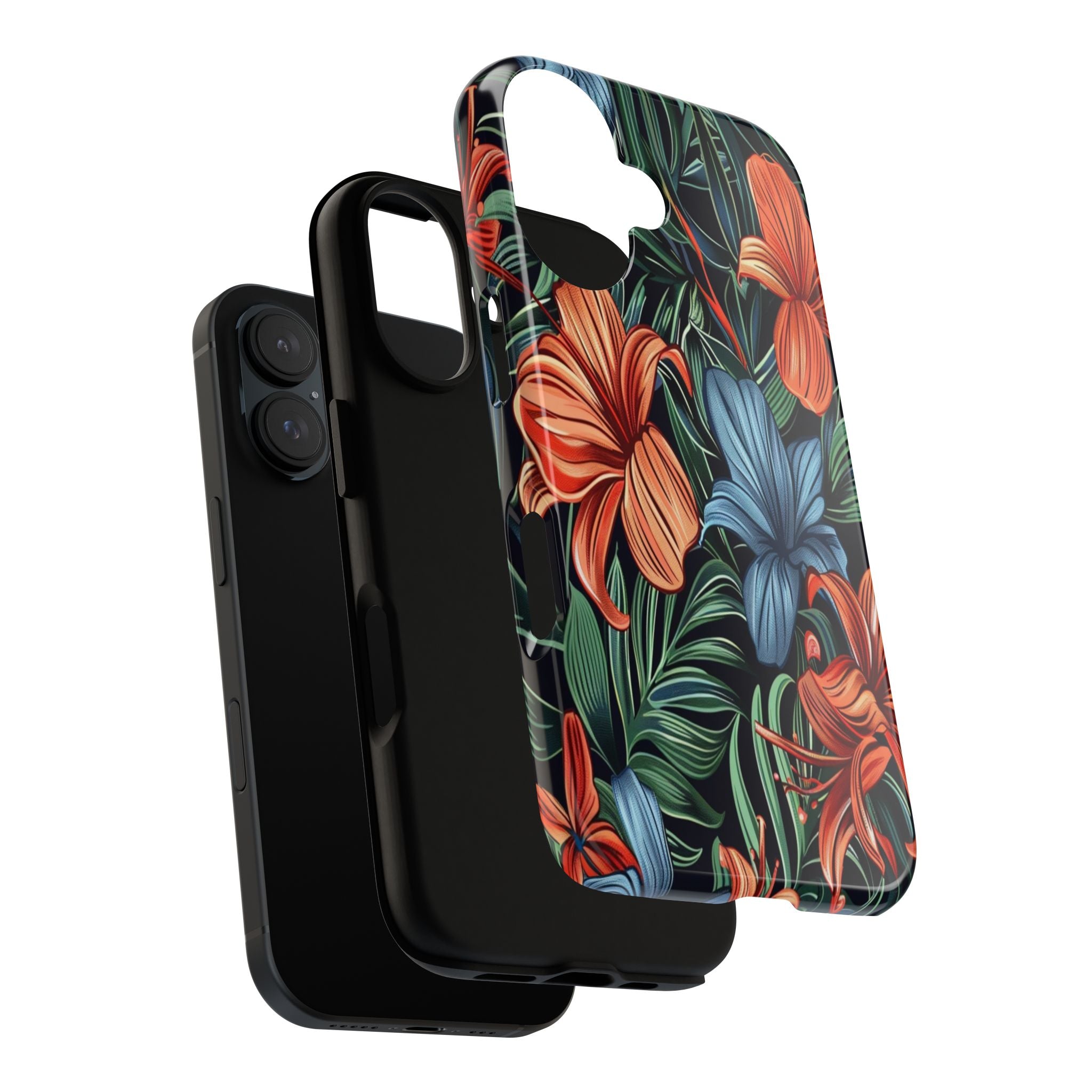 Tropical Red and Blue Case