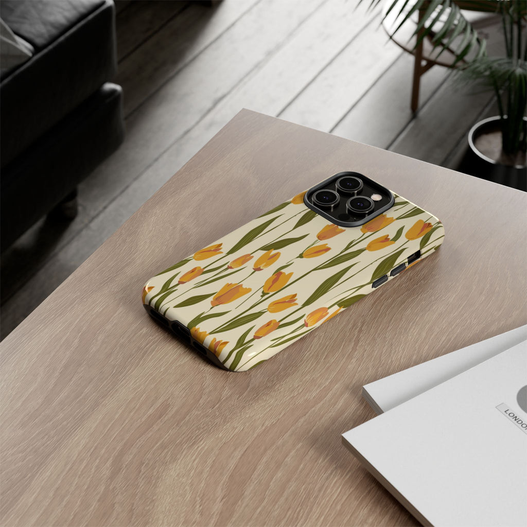Yellow and Orange Tulips Case