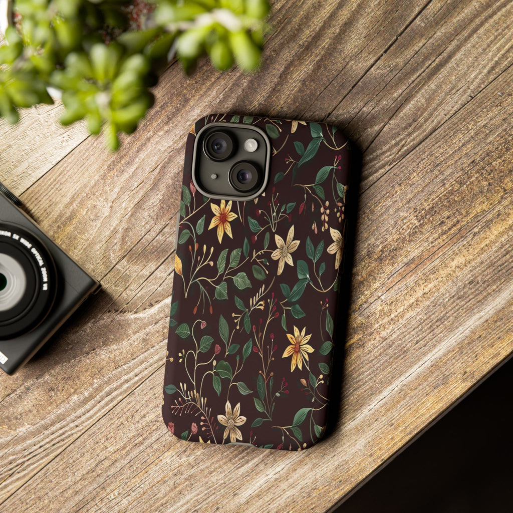 Dark Vintage Floral Case
