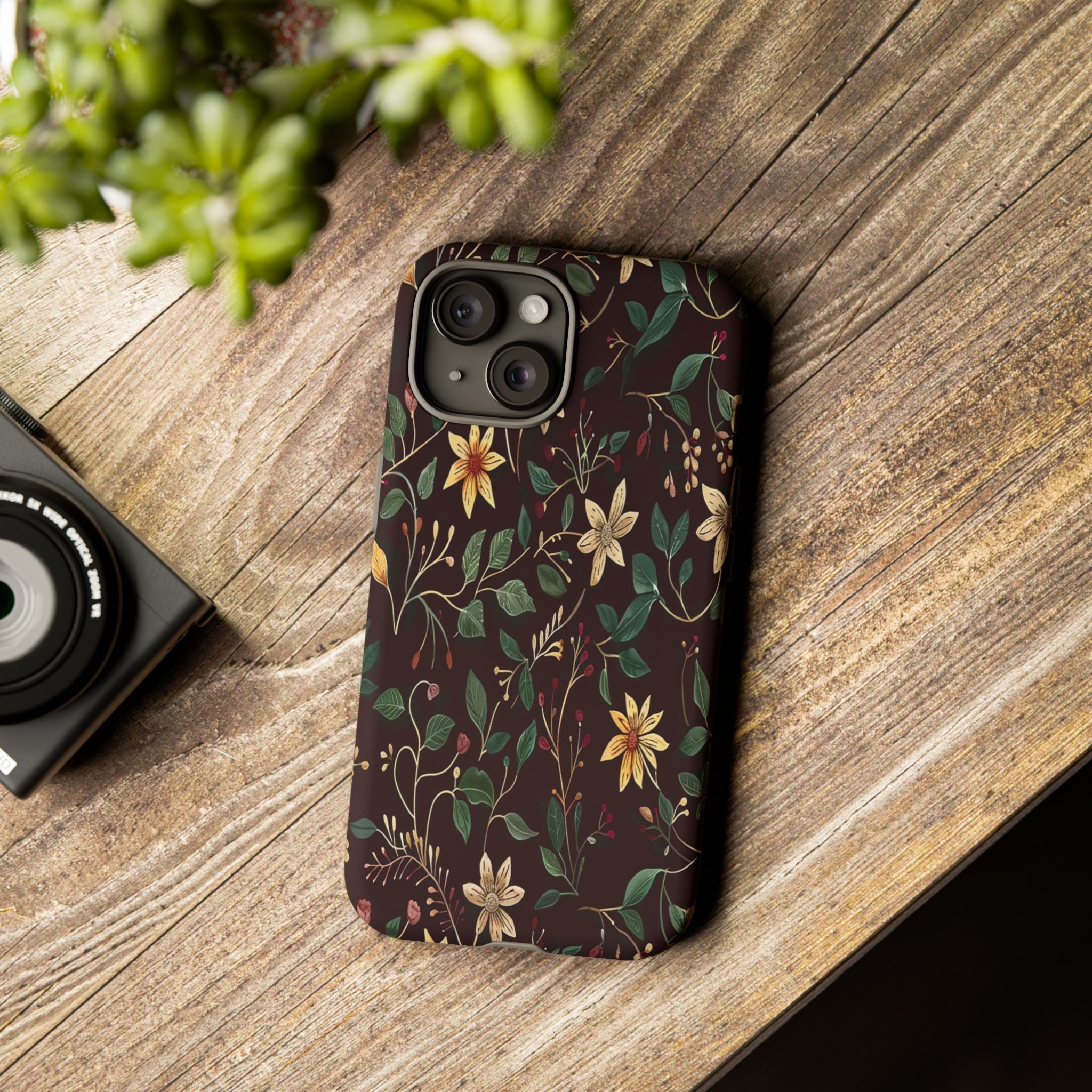 Dark Vintage Floral Case