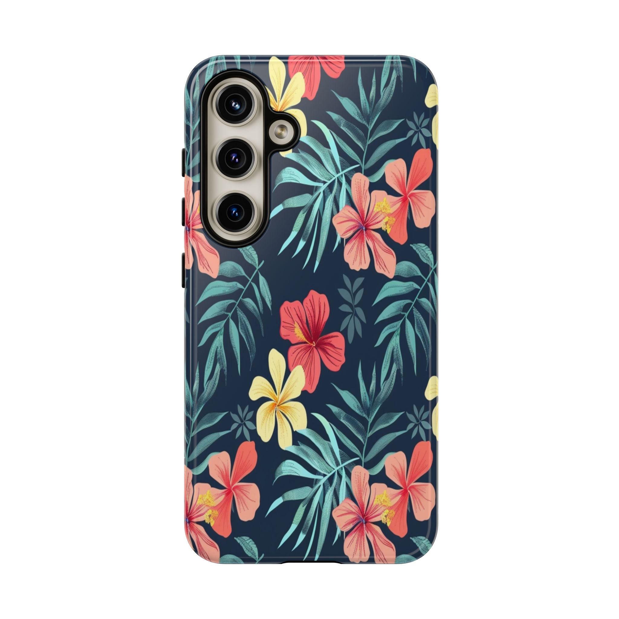 Tropical Hibiscus Navy