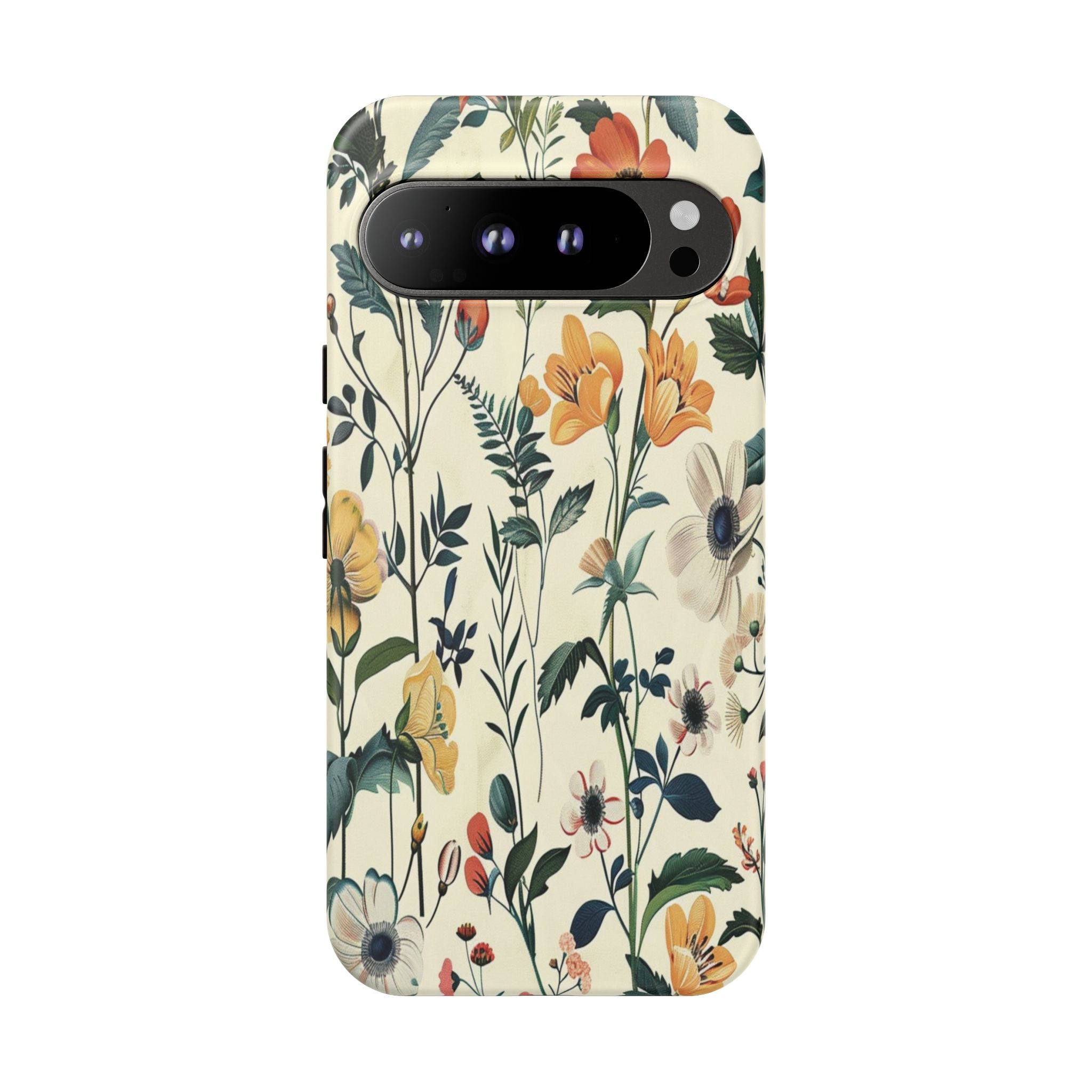 Vintage Botanical Wildflower Seamless Pattern