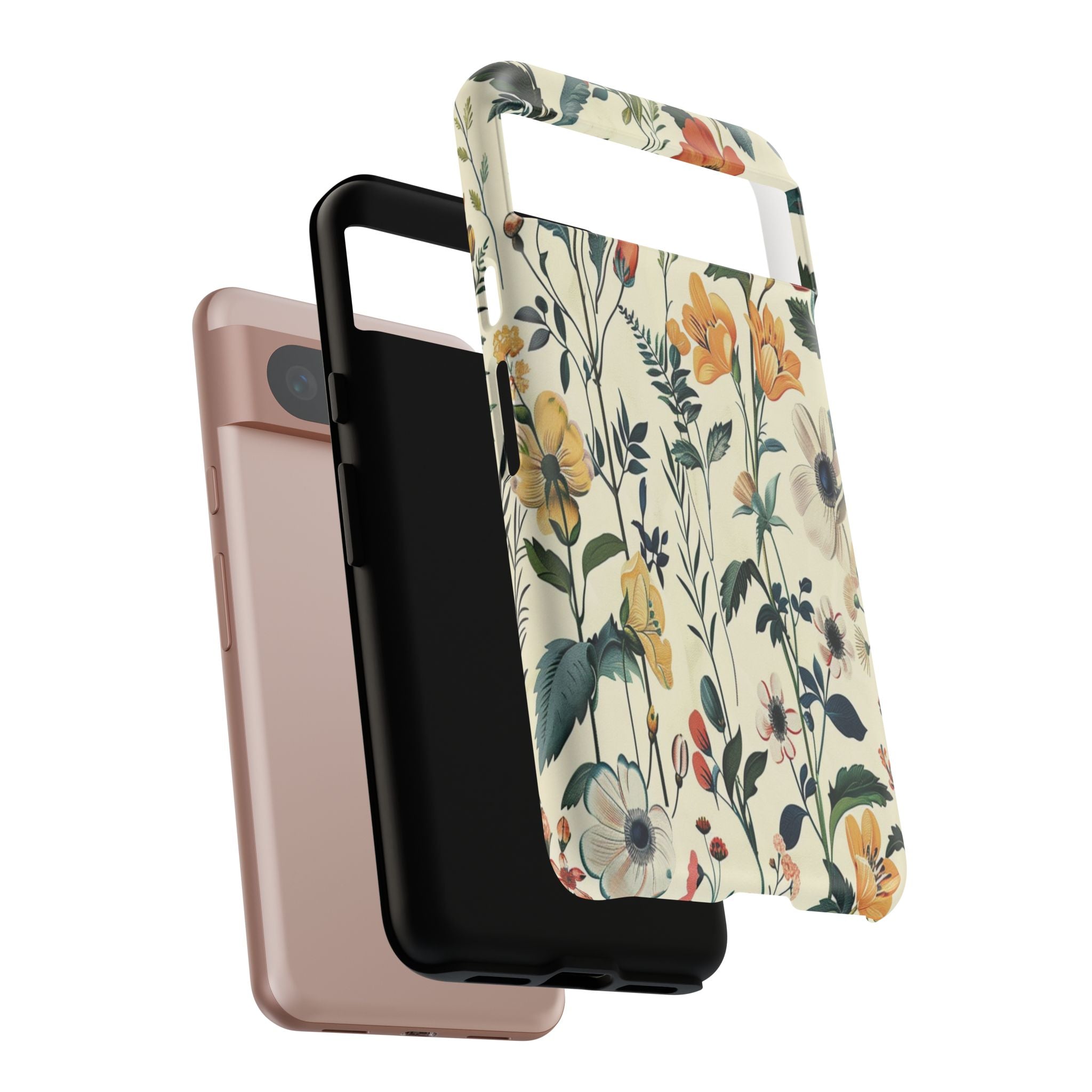 Vintage Botanical Wildflower Seamless Pattern