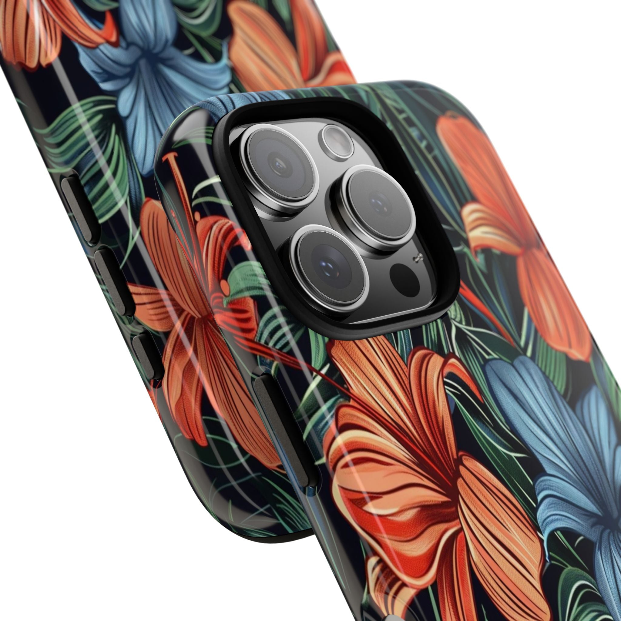 Tropical Red and Blue Case