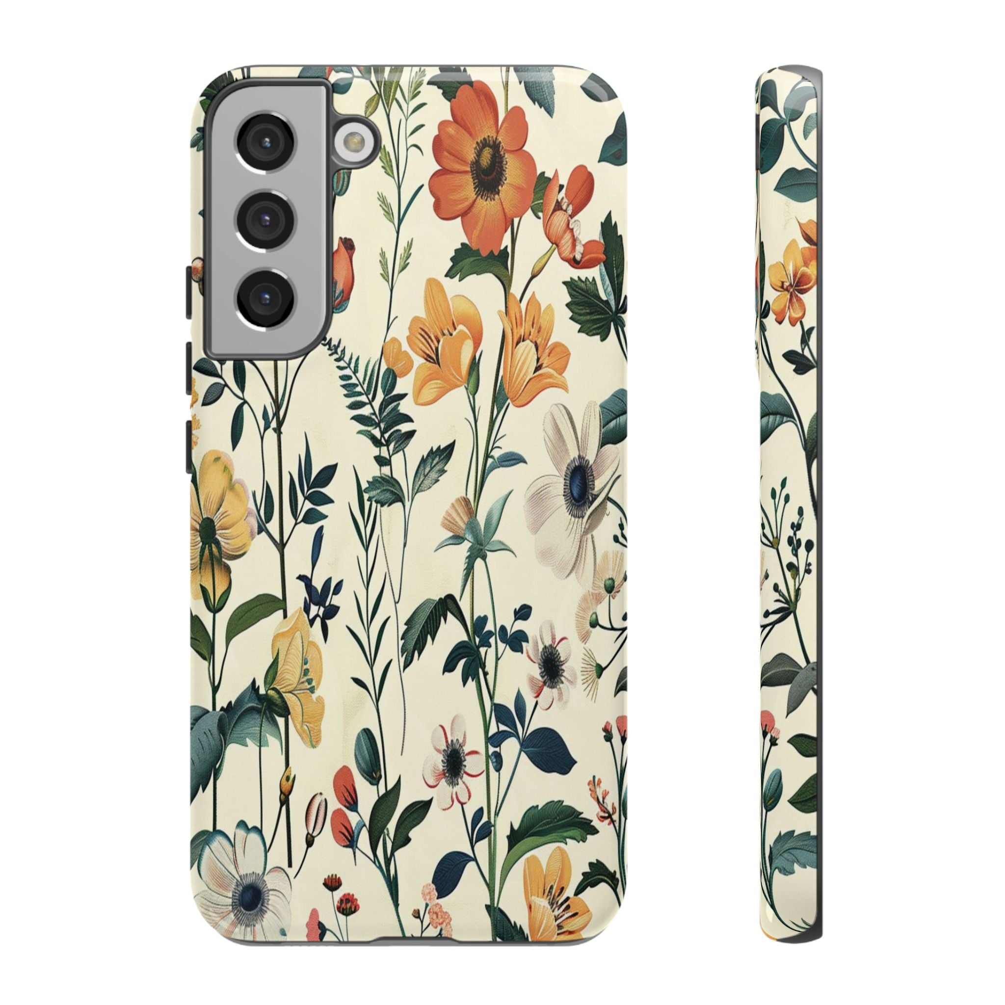 Vintage Botanical Wildflower Seamless Pattern