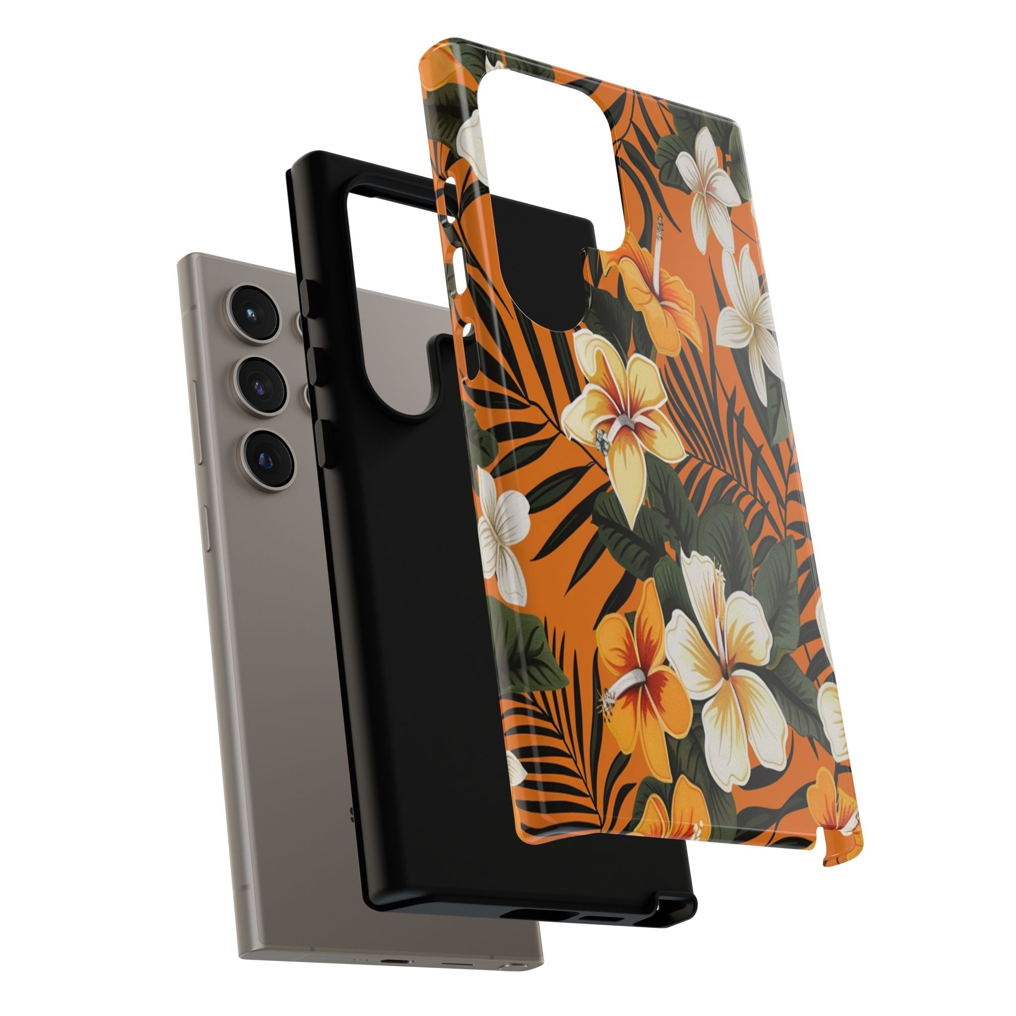 Vibrant Orange Tropical Case