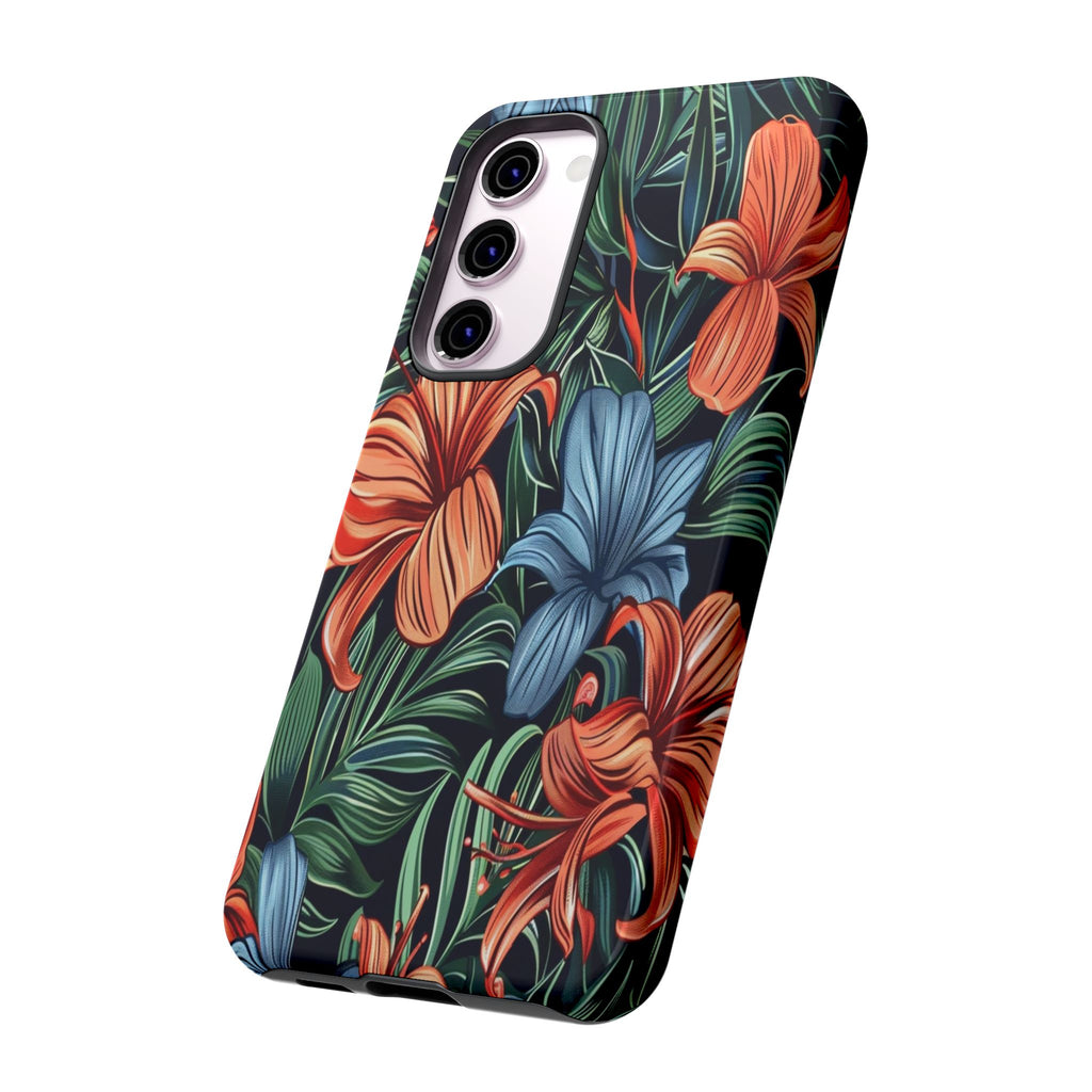 Tropical Red and Blue Case