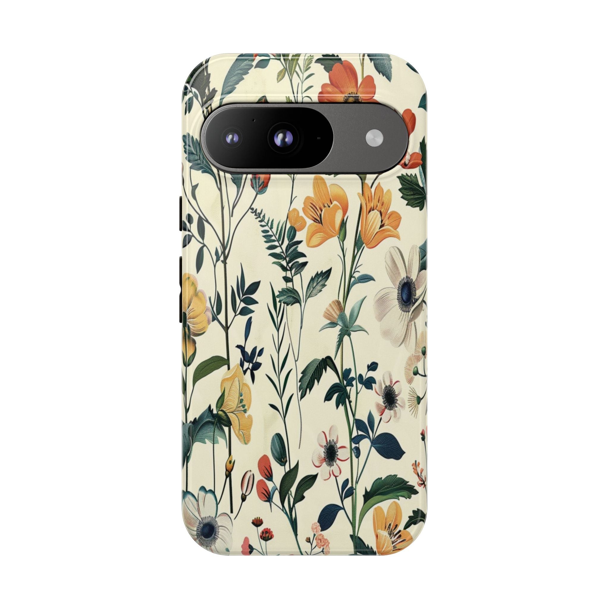 Vintage Botanical Wildflower Seamless Pattern