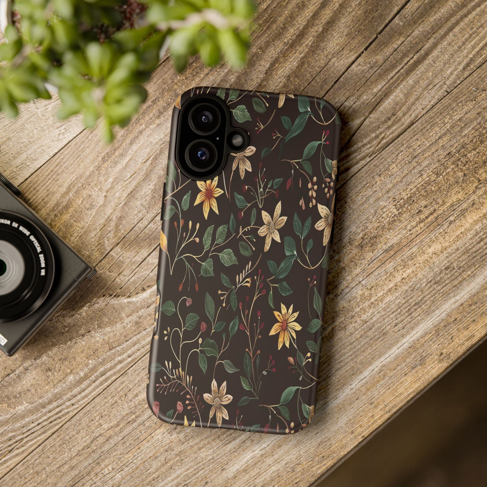 Dark Vintage Floral Case
