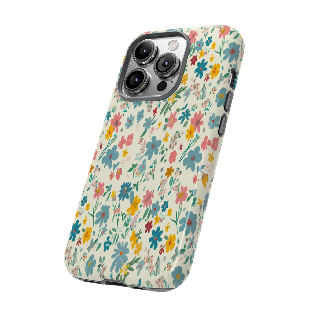 Pastel Yellow Green and Blue Case