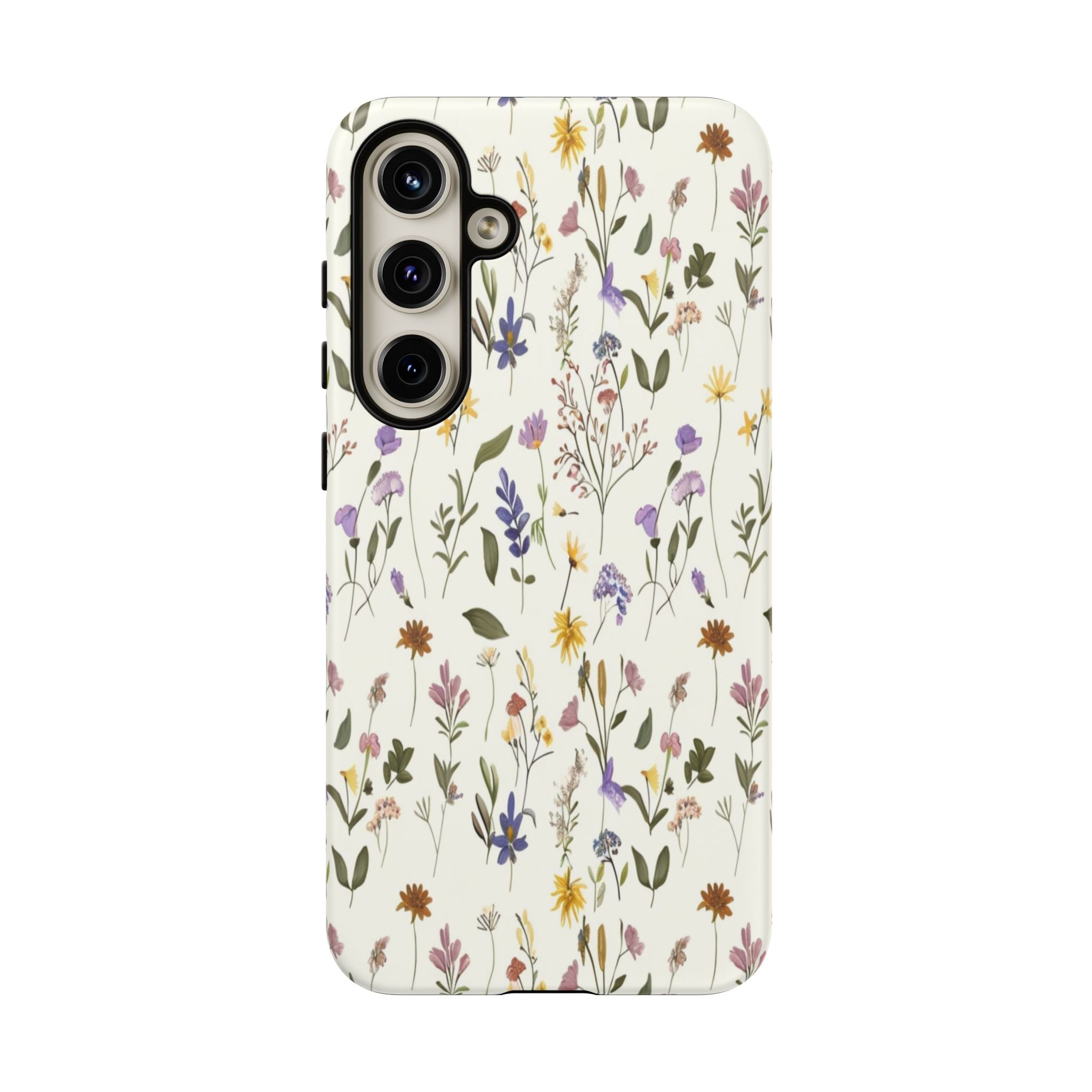 Delicate Watercolor Botanical Seamless Pattern