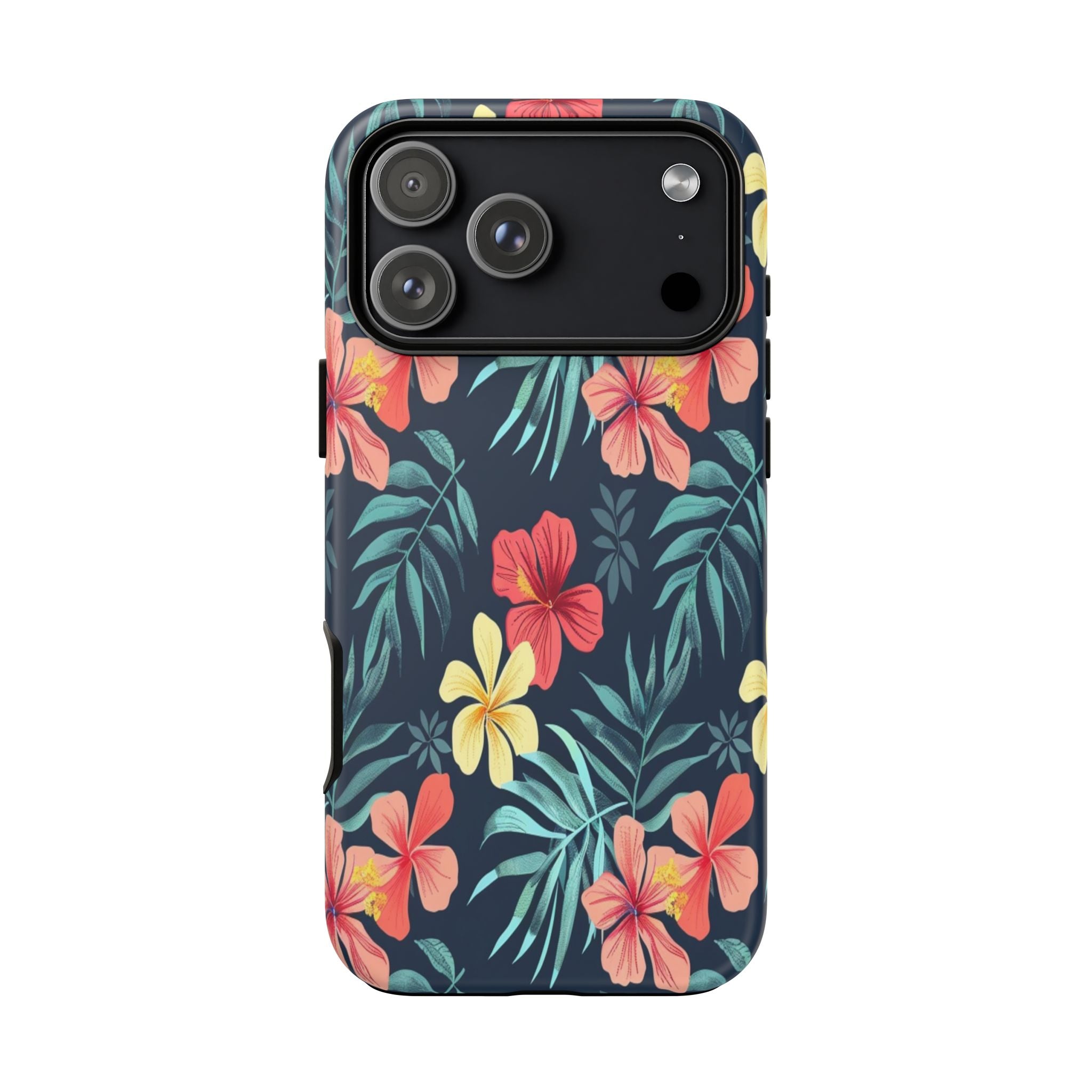 Tropical Hibiscus Navy