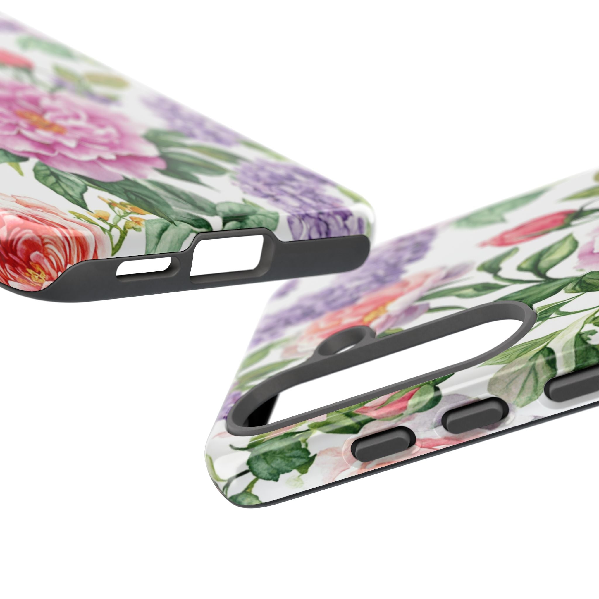 Watercolor Peonies and Lilacs Case