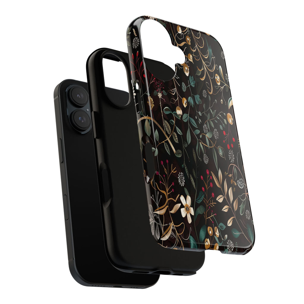 Dark Leafy Case