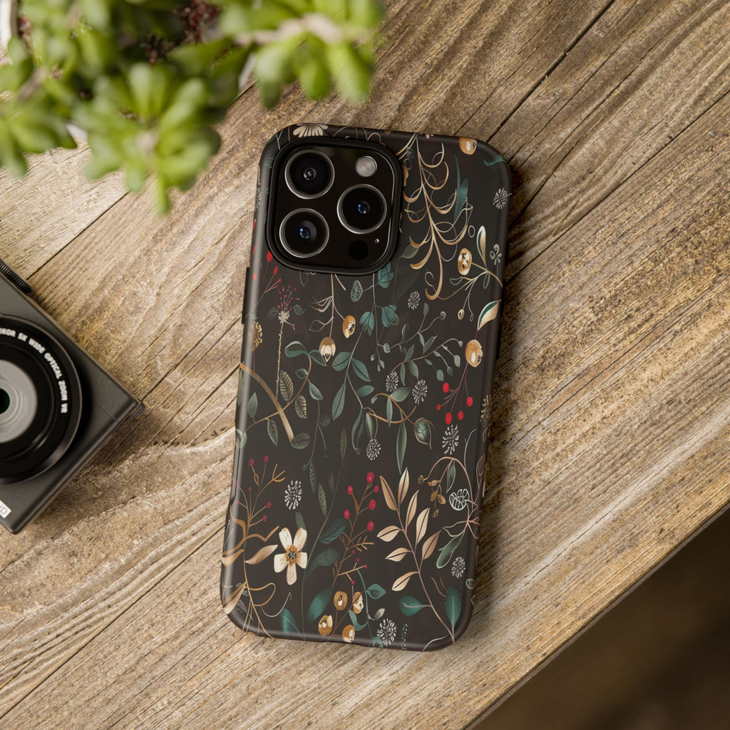 Dark Leafy Case