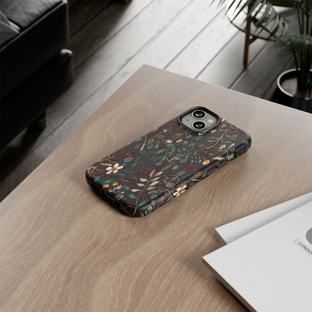 Dark Leafy Case