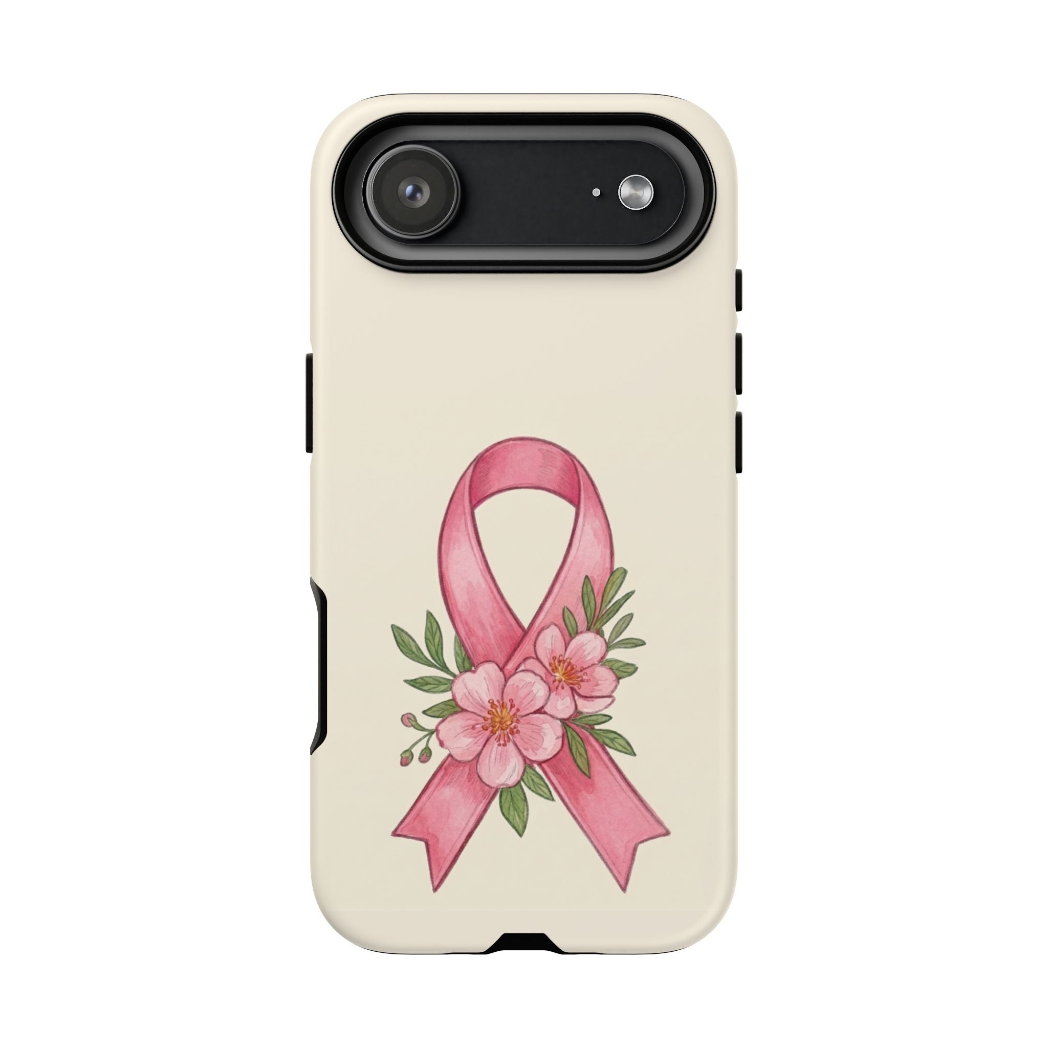 Floral Breast Cancer Awareness Case