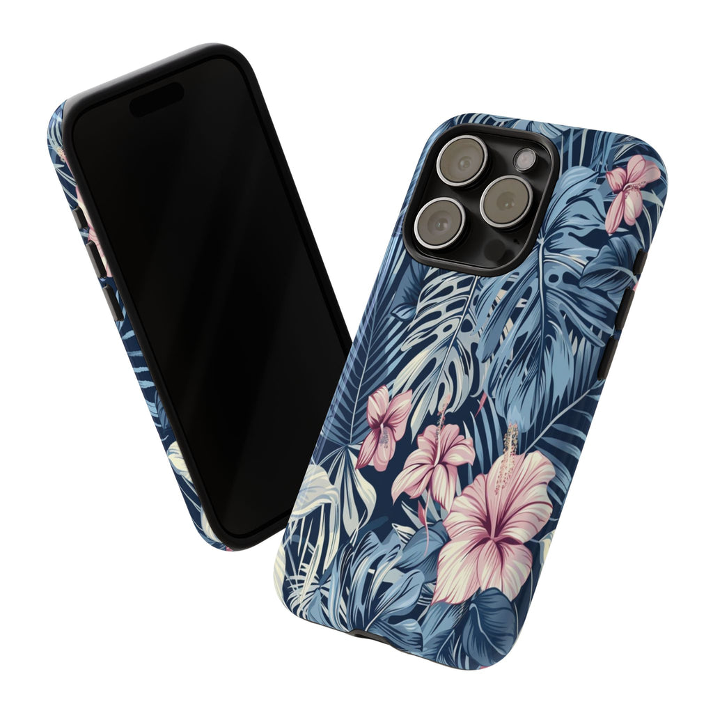 Tropical Hibiscus and Monstera Case