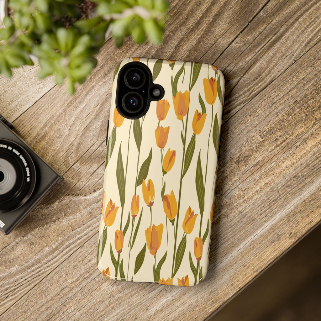 Yellow and Orange Tulips Case