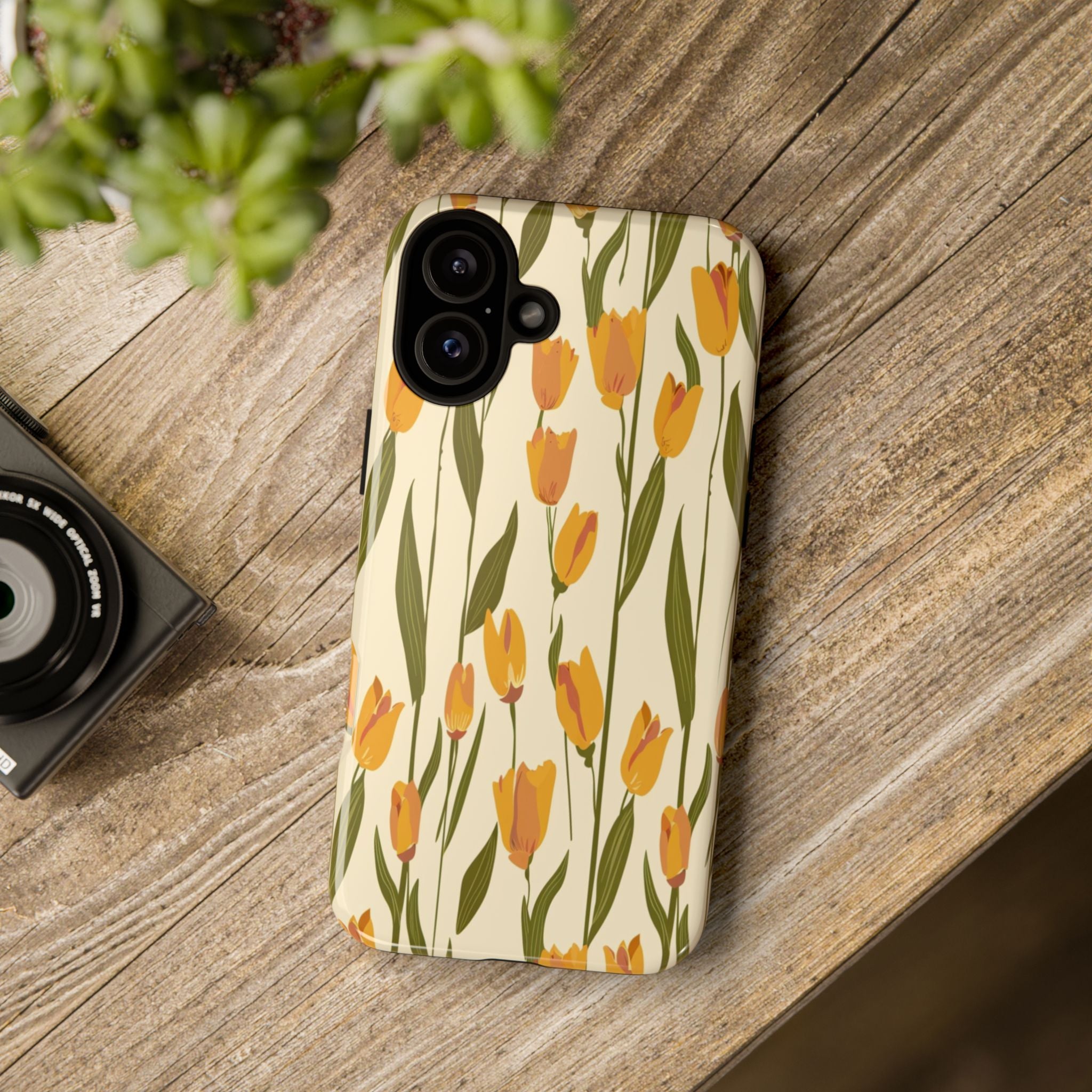 Yellow and Orange Tulips Case