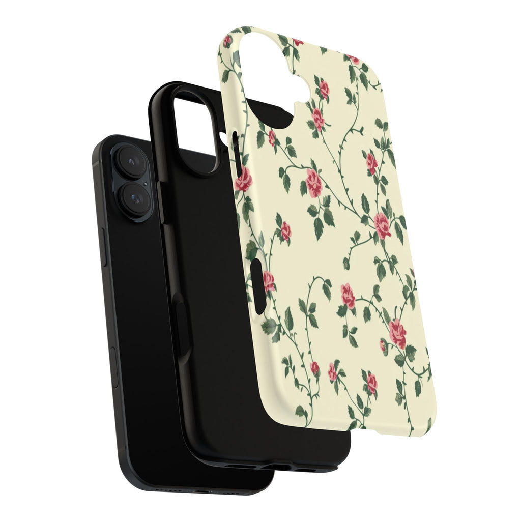 Elegant Pink Victorian Roses Case