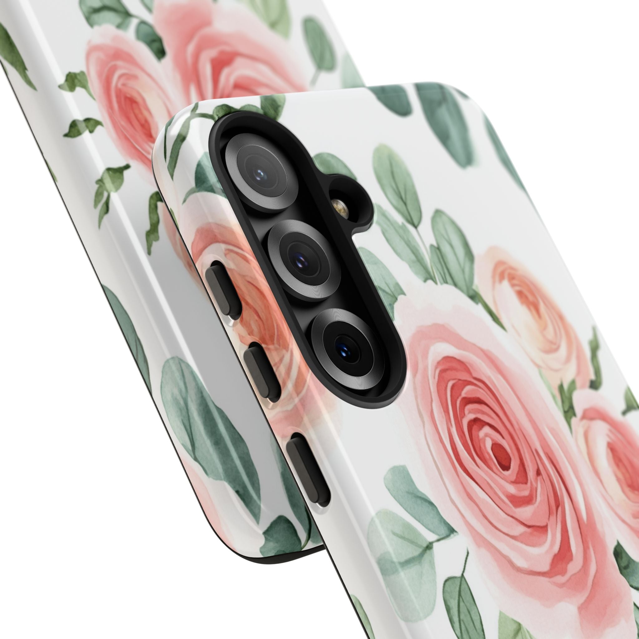 Delicate Watercolor Rose Case