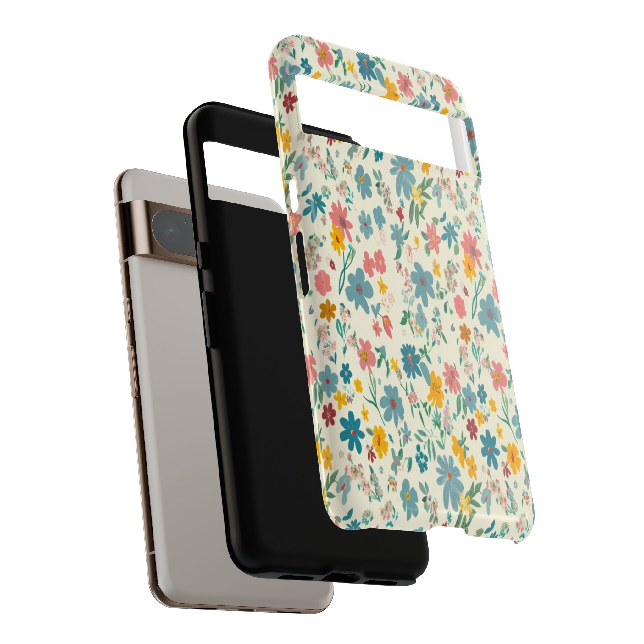 Pastel Yellow Green and Blue Case