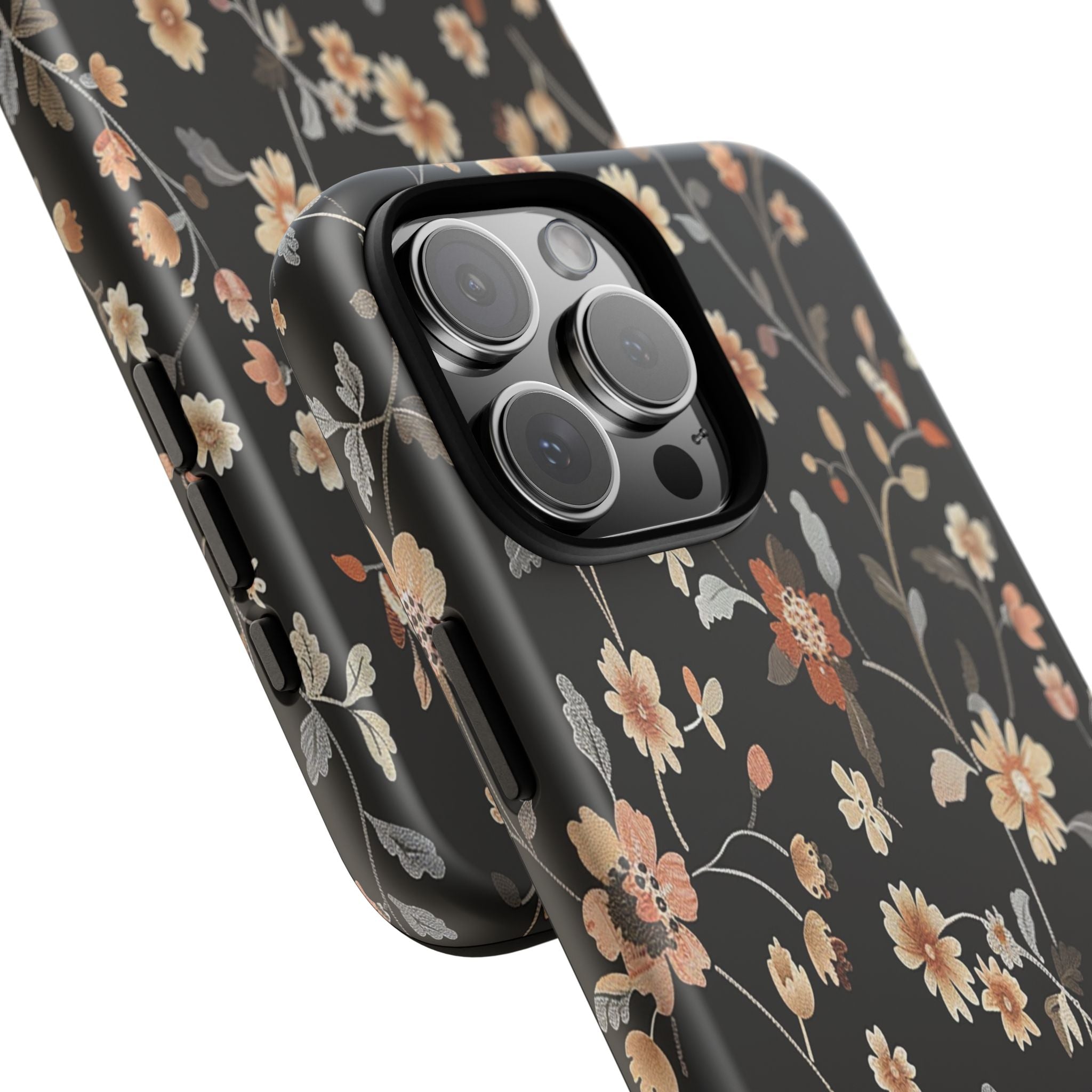 Floral Field on Black Case