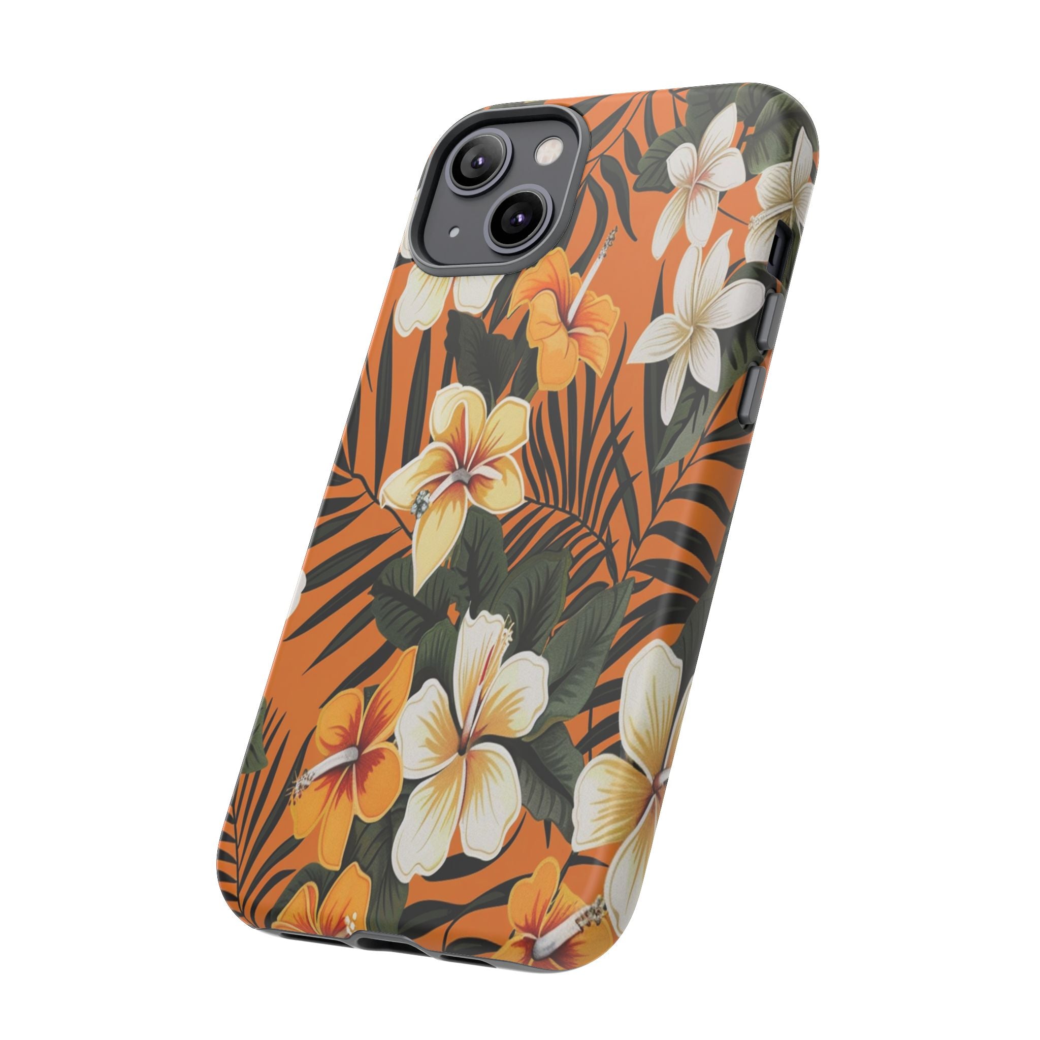 Vibrant Orange Tropical Case
