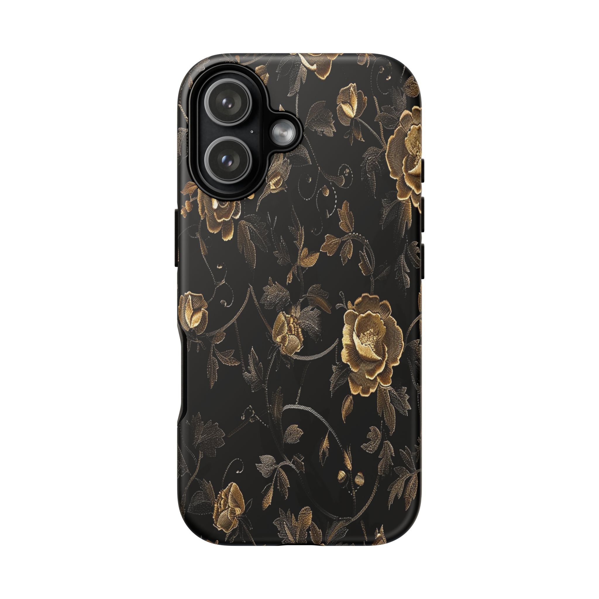 Golden Roses on Black