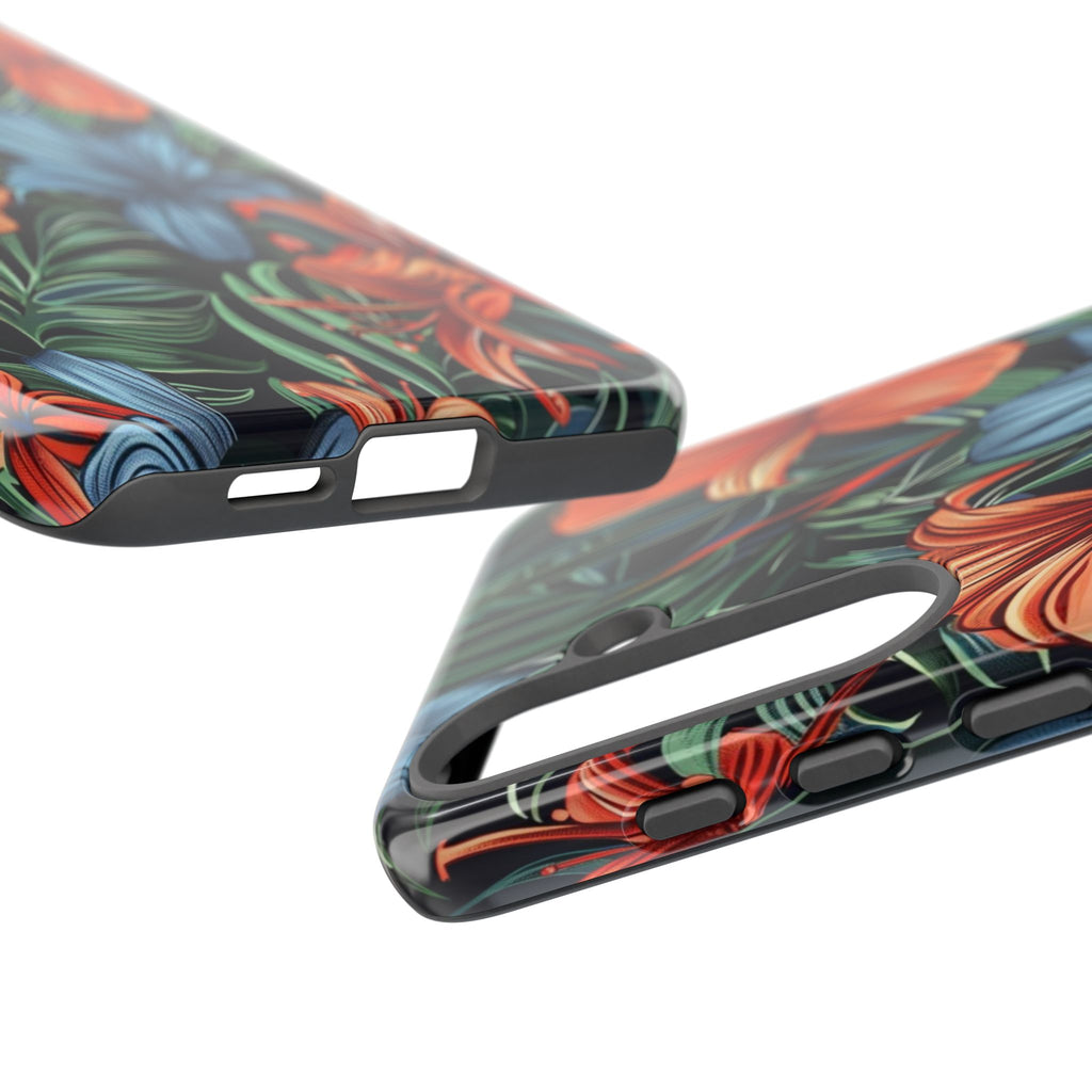 Tropical Red and Blue Case