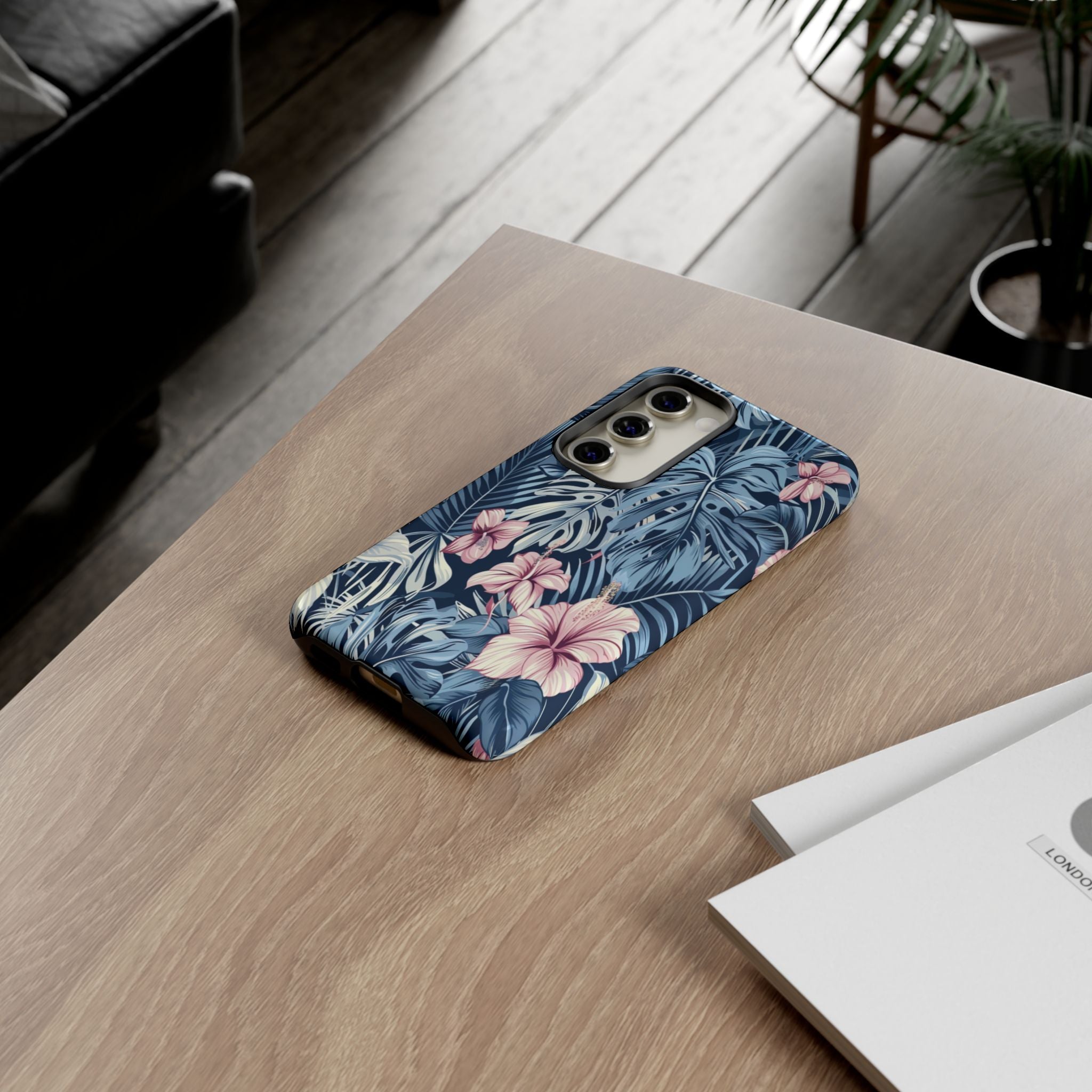 Tropical Hibiscus and Monstera Case