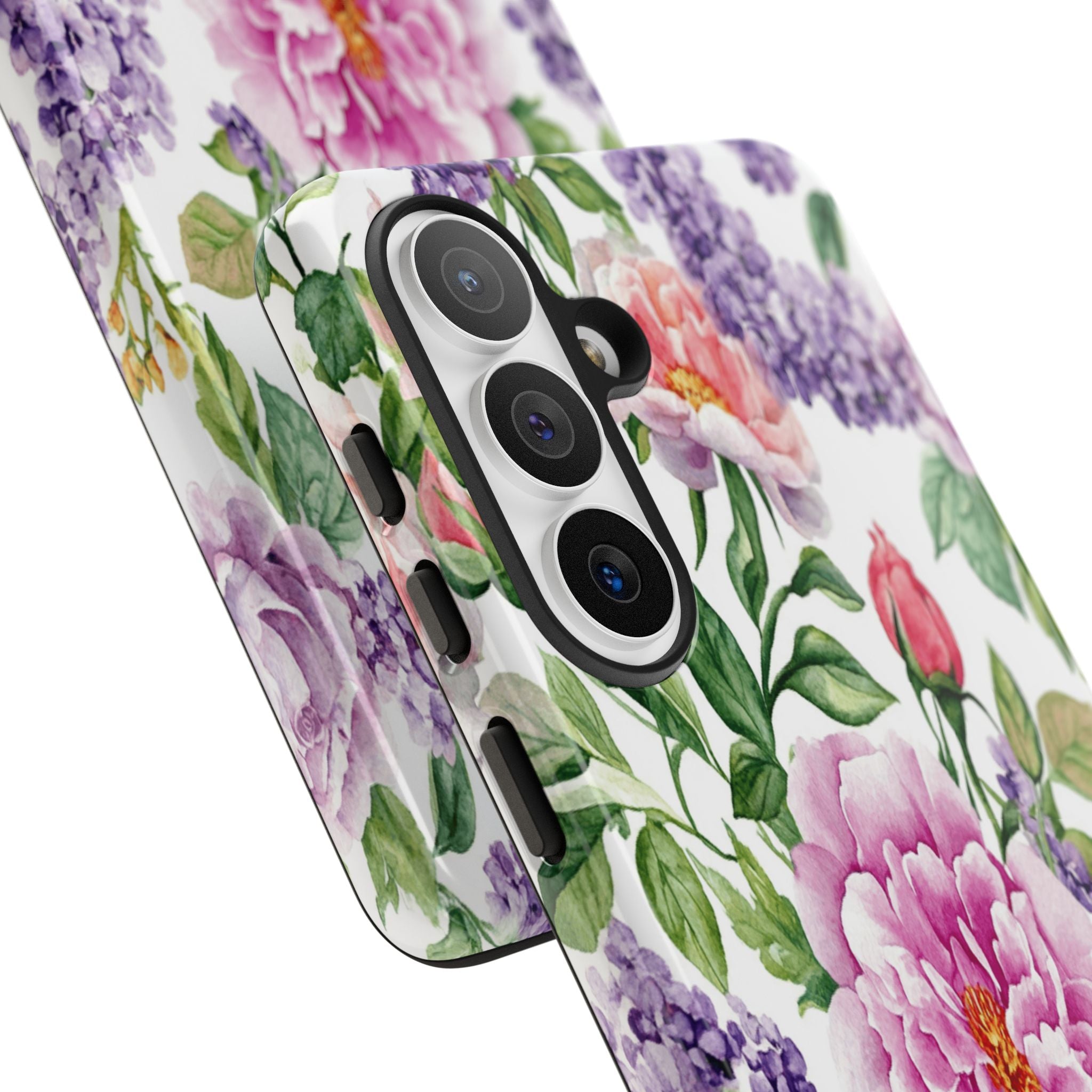 Watercolor Peonies and Lilacs Case
