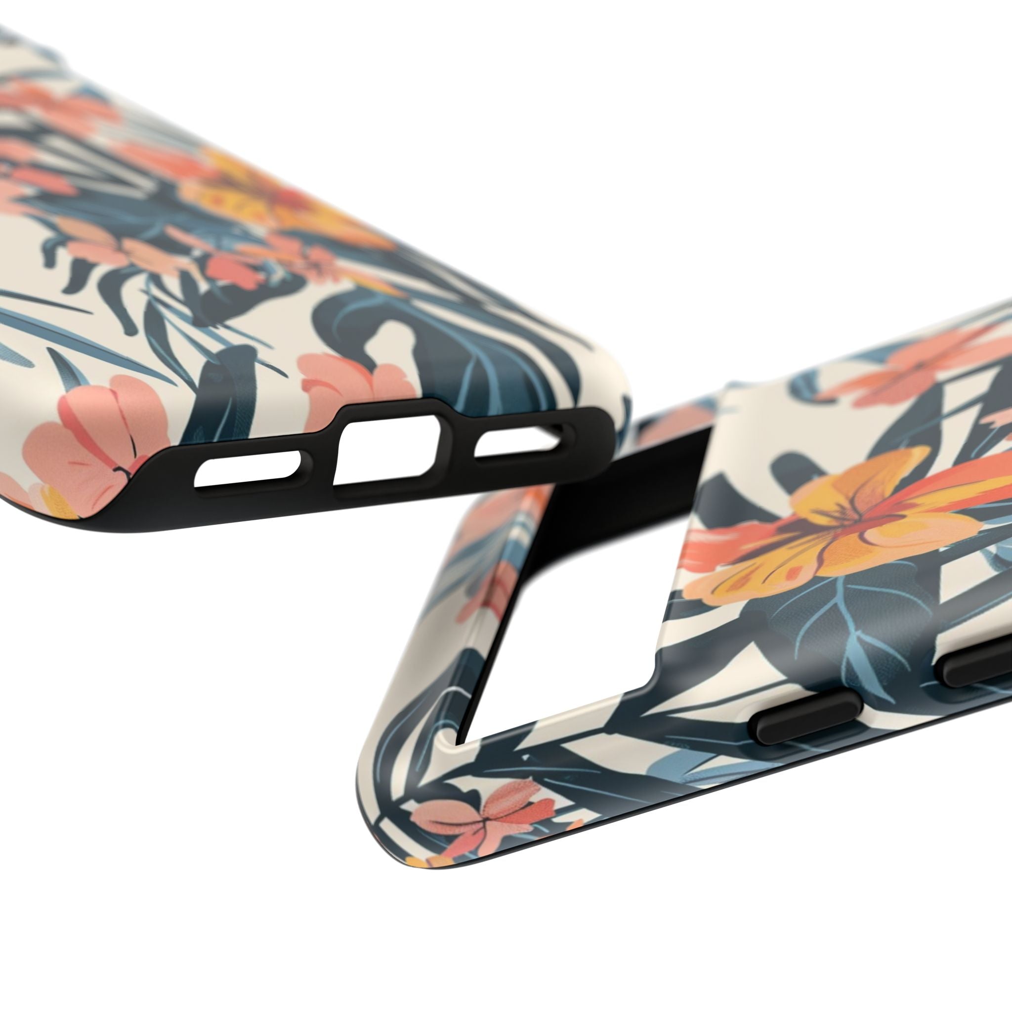 Tropical White and Blue Case