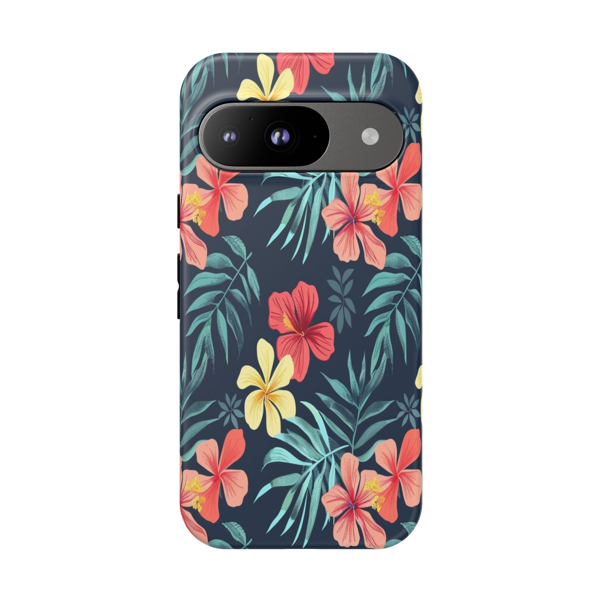 Tropical Hibiscus Navy