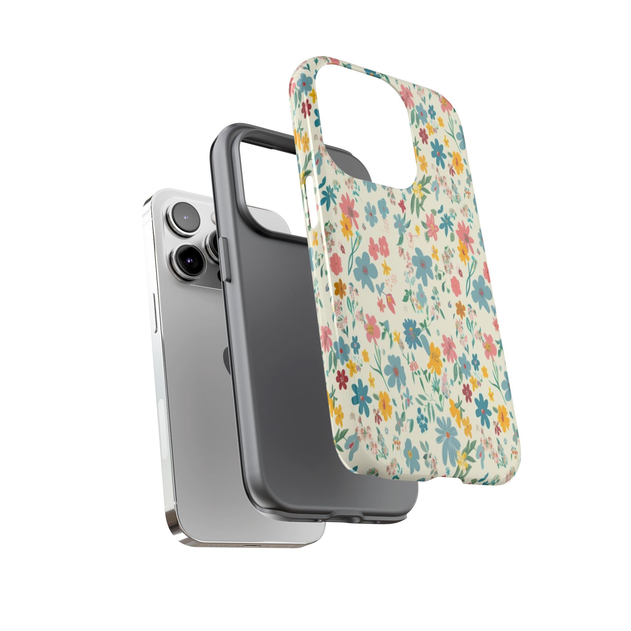 Pastel Yellow Green and Blue Case