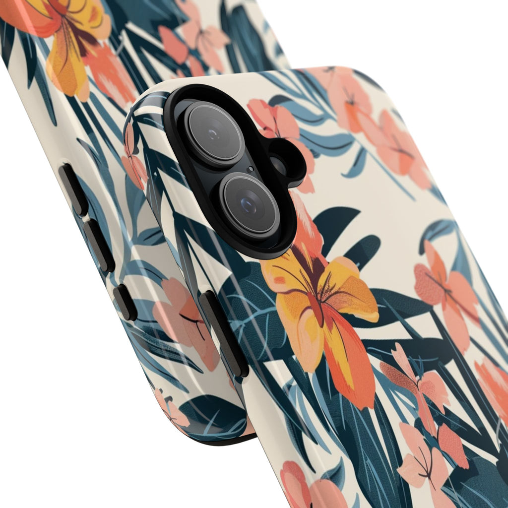 Tropical White and Blue Case