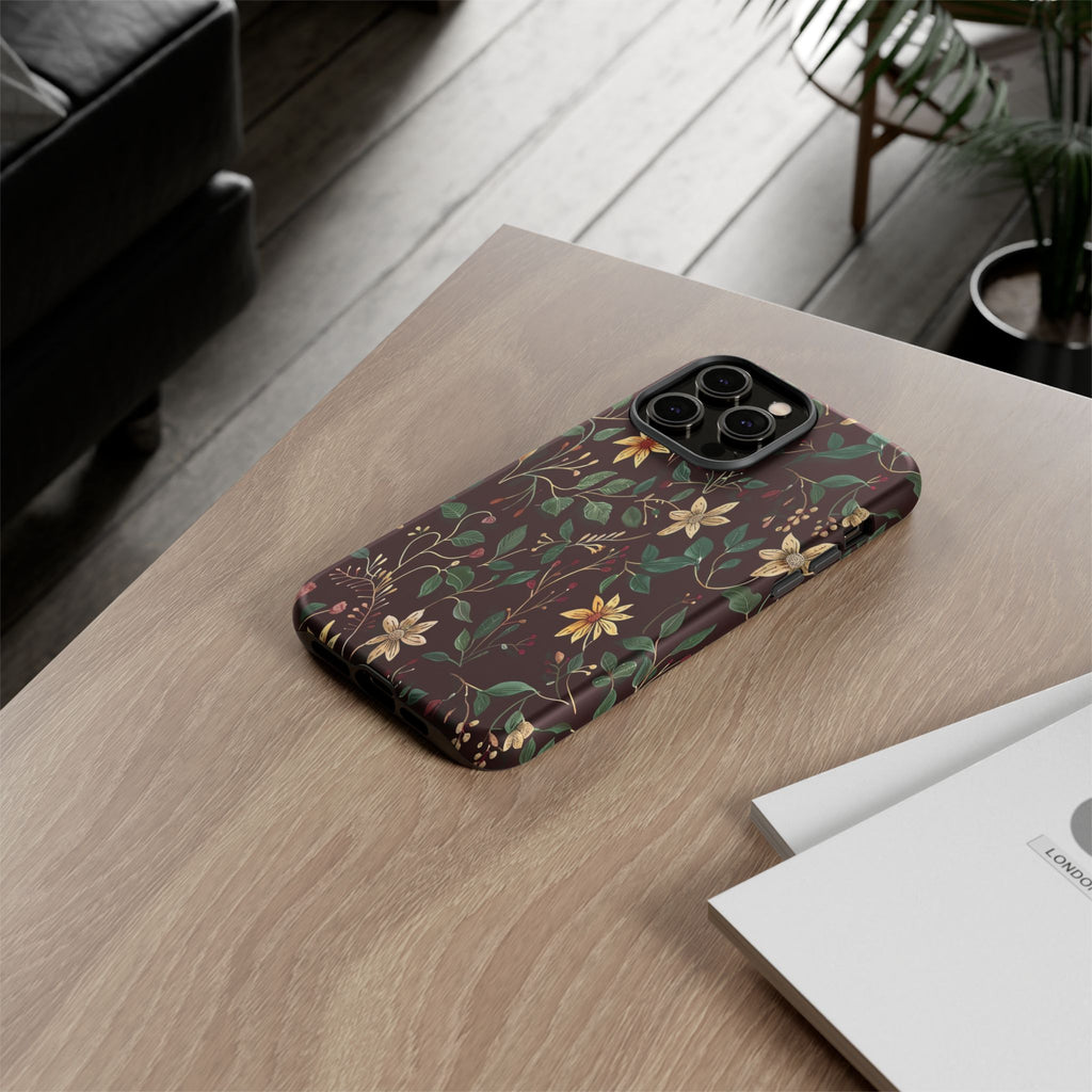 Dark Vintage Floral Case