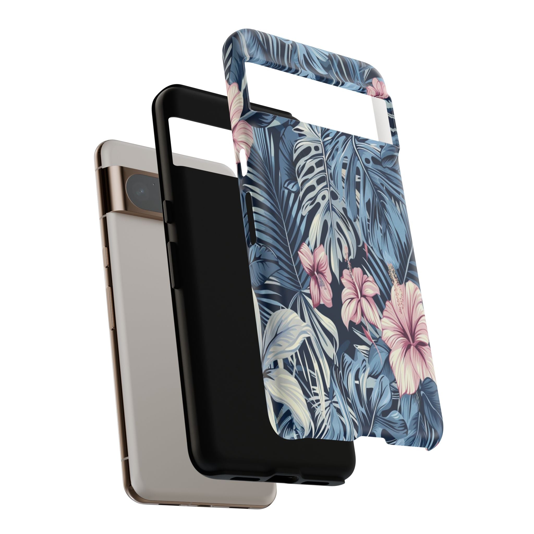 Tropical Hibiscus and Monstera Case
