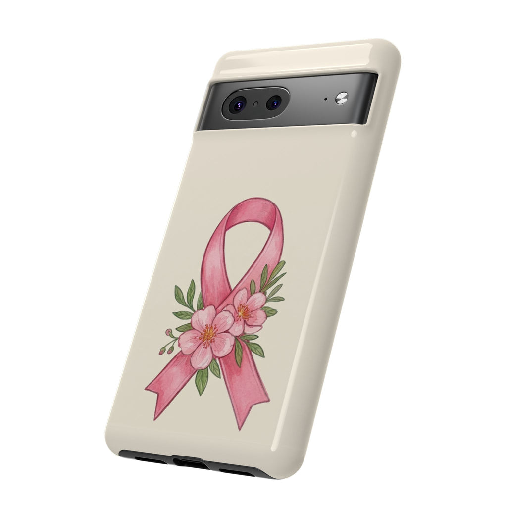 Floral Breast Cancer Awareness Case